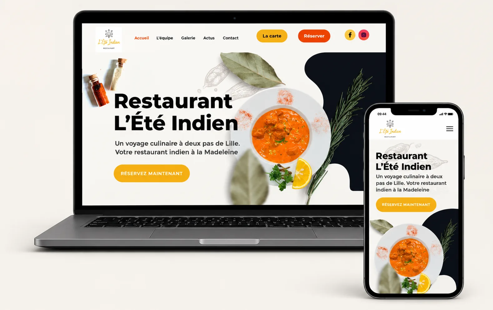Restaurant L’Été Indien, La Madeleine